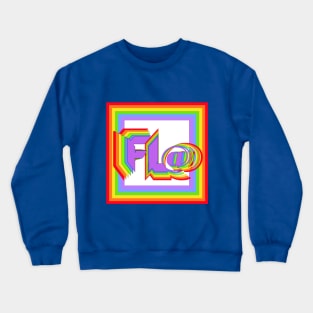 Fl@ rainbow 🌈 logo Crewneck Sweatshirt